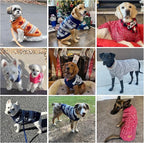 KOOLTAIL Cable Knit Dog Sweater Turtleneck, Cold Weather Pullover Classic Knitwear, Snowflake Pattern Thick Warm Winter Pet Clothes,Dog Christmas Sweater for Small Medium Large Dogs,Red XL