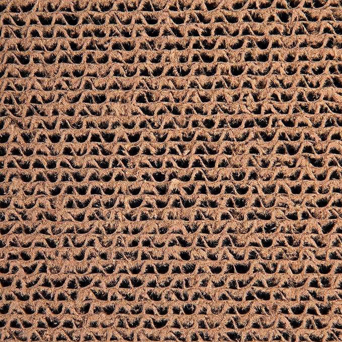 SmartyKat Super Scratcher+ Double Wide with Catnip Infusion Technology Corrugate Cat Scratch Pad, Reversible