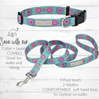 Lucky Love Dog - Adjustable Dog Collar with Easy Click Buckle for Small Ones, Durable, & Comfortable for Male & Female Dogs, Pet Collar for Puppies & Adult Dogs - Clara, XS