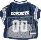 Pets First NFL Dallas Cowboys Dog Jersey, Size X-Small, Football Shirt Costume for Pet, Dog Sports T-Shirt, NFL Team Clothing for Cats, Licensed Pet Apparel Available in 7 Sizes and 32 Teams