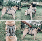 Tuff Pupper Escape Proof No Escape Dog Harness | 5 Point Adjustable Fit Harness for Dogs | Padded Dog Harnesses | Handle Dog Lift Harnesses