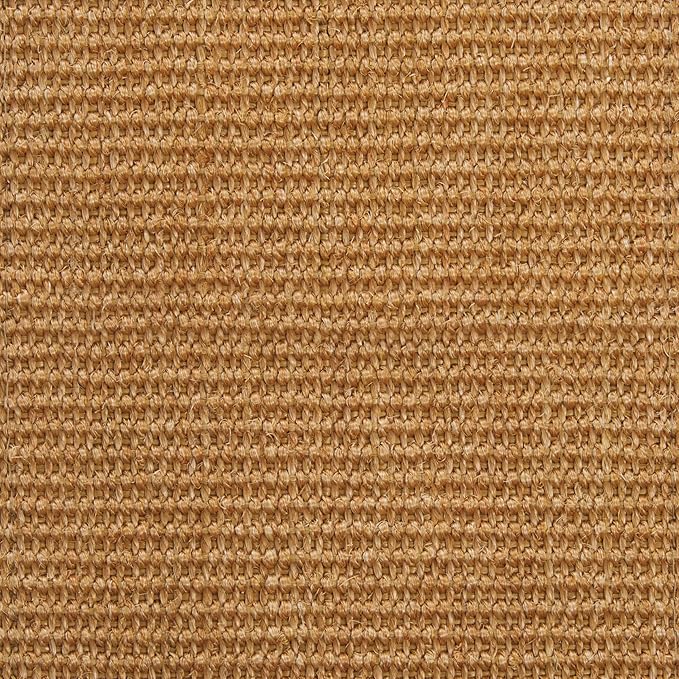 SAFAVIEH Cat Scratch Mat Pad Collection, 10" x 24", Light Brown, Sisal Boucle Weave, Velcro & Slip Resistant Backing
