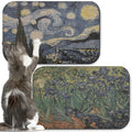 2 Pack Art Cat Scratcher, Wall-Mountable Cat Scratch Pad, Cat Wall Scratcher 16.7x11x1 Inch Cat Scratching Board for Indoor Cats Toy (Series1)