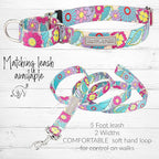 Lucky Love Dog Martingale Collar, Premium No Slip Martingale Collar for Medium Dogs, Great for Whippets, Greyhounds, and More (Caroline, Medium)