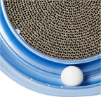 Coastal Pet Turbo Scratcher Cat Toy - Cardboard Cat Scratcher Pad with Cat Toy Ball Track and Catnip (1 Pack)