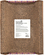 SmartyKat Super Scratcher Chaise Corrugated Cat Scratcher,Catnip Infusion Technology - Brown,One Size,(Pack of 6)
